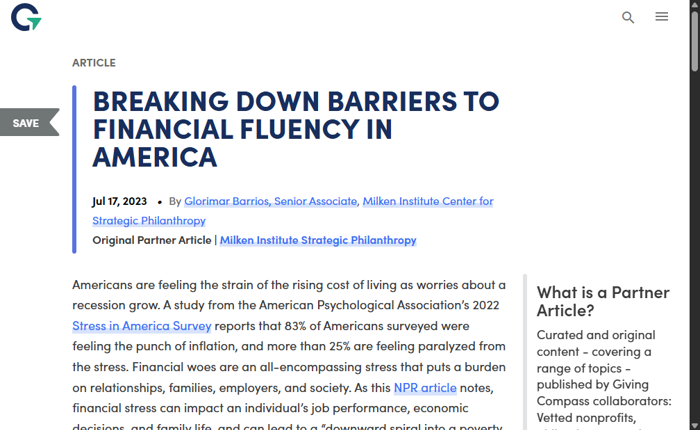 Everyone has different needs and pain points on the pathway to becoming financially fluent..