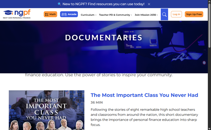 The Most Important Class You Never Had (brought to you by Next Gen Personal Finance)